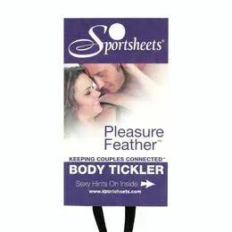 Sportsheets Pleasure Feather Rose - Sensual Feather Teaser with Wrist Loop