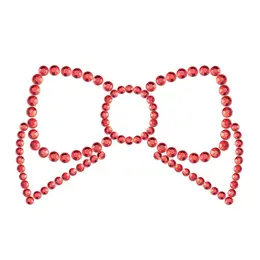 Bijoux Indiscrets Mimi Bow Red Decorative Body Accessories Set of 2