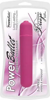 PowerBullet Breeze Extended Vibrating Massager Fuchsia 8.9cm