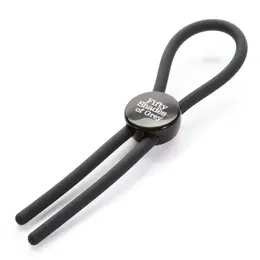 Fifty Shades of Grey Adjustable Silicone Performance Ring Black
