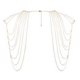 Bijoux Indiscrets Magnifique Gold Adjustable Shoulder Chain Jewelry