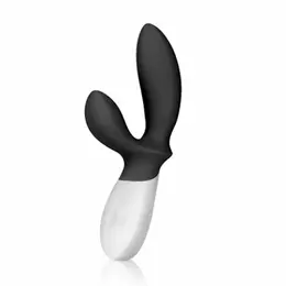 LELO Loki Wave Prostate Massager Obsidian Black, 10 Modes, Silicone
