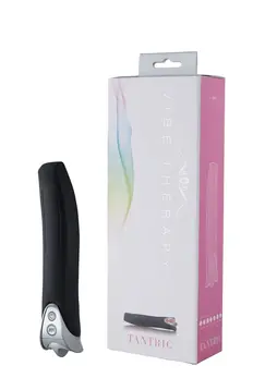 Vibe Therapy Tantric Black - Waterproof Silicone Stimulation Device