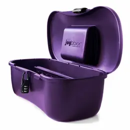 Joyboxx Hygienic Storage Solution Purple - Secure Ventilated Organizer 33x12x17cm