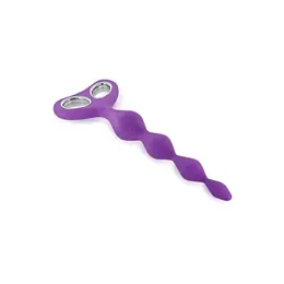 Plaisirs Secrets Anal Chain Purple Silicone Flexible 26cm