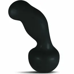 Nexus Gyro Black - Anatomical Silicone Dual-Use Stimulator 10 cm