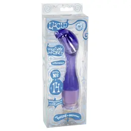 Doc Johnson Lucid Dream 14 Curved Waterproof Vibrator 22cm Purple
