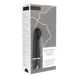 B Swish bdesired Deluxe Curve Black - Waterproof Silicone Model, 6 Modes