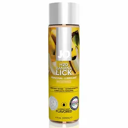 System JO H2O Banana Flavored Water-Based Lubricant 120ml Vegan Safe