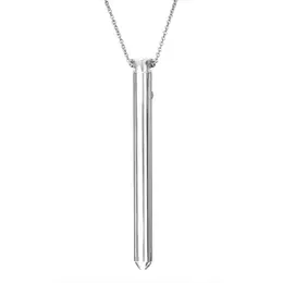 Crave Vesper Necklace Silver - Elegant Discreet Intimate Wellness Pendant