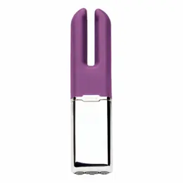 Crave Duet Intimate Vibrating Device Purple USB Rechargeable 11.6cm