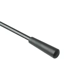 S&M Riding Crop Black Vinyl 43 cm - Durable Compact Model