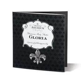 Petits Joujoux Gloria Body Jewelry Set Black & Purple, 300 Crystals