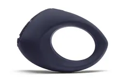 Laid C.1 Black Silicone Vibrating Massager - 3 Speeds, USB Rechargeable