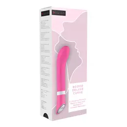 B Swish bgood Deluxe Curve Petal Pink Silicone Massage Device 19.3cm