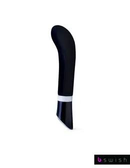 B Swish Bgood Deluxe Curve Black - Anatomically Curved Silicone Massager 19.3 cm