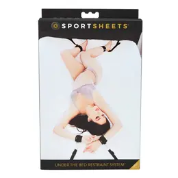 Sportsheets Under the Bed Adjustable Restraint System - Universal Fit, Black