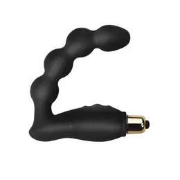 Rocks-Off Cheeky-Boy 7-Speed Silicone Intimate Massager Black 115mm