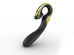 ZINI Roae Black/Gold - Ergonomic Silicone Personal Massager 195mm