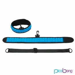 Picobong Speak No Evil Choker Blue - Soft Neoprene Adjustable Collar