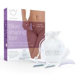 Ladyshape Brazilian Bikini Line Shaping Tool - Template & Razor Set