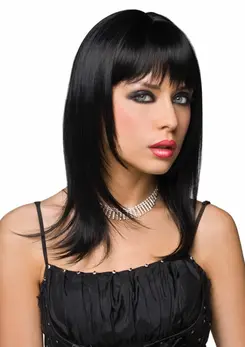 Pleasure Wigs Steph Model Black Adjustable Synthetic Hairpiece