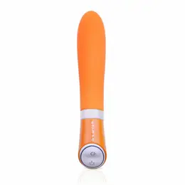 B Swish Bgood Deluxe Vibrator Tangerine 6 Modes Waterproof Silicone