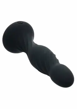 Deep Swirl Probe Silicone Dual Motor Waterproof Intimate Device Black