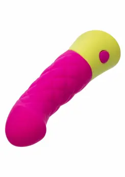 Rave Quilted G Vibrator - Curved Silicone Massager, 10 Modes, USB, IPX7