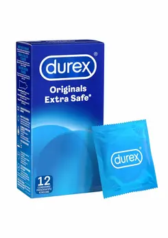 Durex Extra Safe 6-Pack | Enhanced Comfort & Extra Lubrication | 56mm