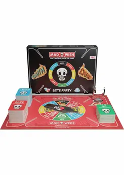 MadWish Pro ENG/DE Party Game Set with 250 Cards & Accessories