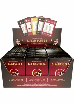 G Kamasutra Cards 24 pcs Multilingual Intimacy Game Set
