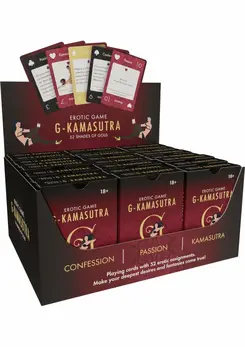 G Kamasutra Cards 24 pcs Multilingual Intimacy Game Set
