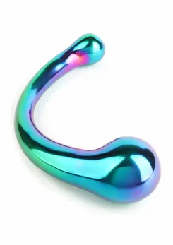 Mr. Steel The Curvy G-spot Rainbow Stainless Steel Intimate Tool