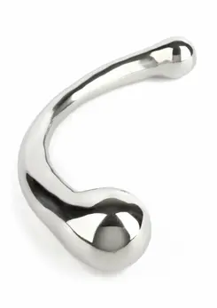 Mr. Steel The Curvy G-spot Double Ended Stainless Steel Massager 22cm