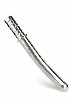 Mr. Steel Pleasure Torch Stainless Steel Curved Wand Ergonomic Grip