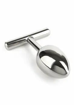 Mr. Steel Pod Plunger Stainless Steel Intimate Device with T-Handle 16 cm