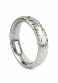 Mr. Steel MeGa Tire C-Ring Satin 55mm - Stainless Steel, Satin Finish