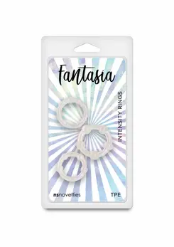 Fantasia Intensity Rings Set - Flexible TPE, Multi-Color, Assorted Sizes