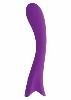 Lush Lilac Rechargeable Silicone Intimate Massager 190mm Purple