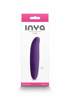 INYA Flirt Flexible Rechargeable Silicone Intimate Massager Pink