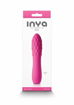 INYA Rita Compact Rechargeable Silicone Intimate Device Pink