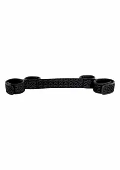 NS Novelties Sinful Soft Spreader Bar with Neoprene Padding Black