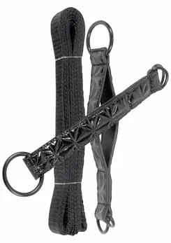 Sinful Bed Restraint Straps Adjustable 4m Black/Pink Universal System