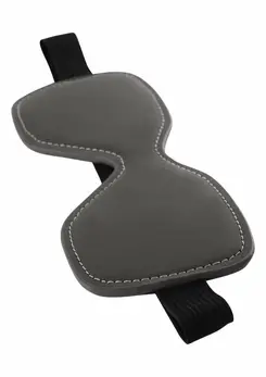 Renegade Bondage Blindfold Black - Durable Vinyl, Adjustable Fit