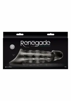 Power Extension Ribbed Comfort Intimate Sleeve Transparent