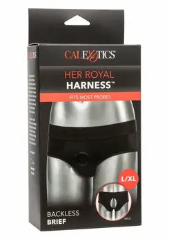 CalExotics Her Royal Harness Backless Brief S/M - Comfort Fit Harness