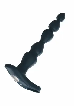 ToyJoy Elixer Vibrating Double Penetrator Flexible Beaded System Black
