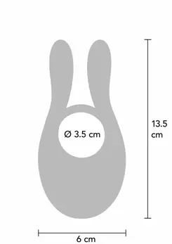 ToyJoy Joy Ride To Paradise Silicone Vibrating Ring with Rabbit Ears