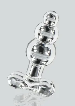 TOYJOY GLASS WORXX Crystal Anal Jewel - Glass Plug with Flared Base